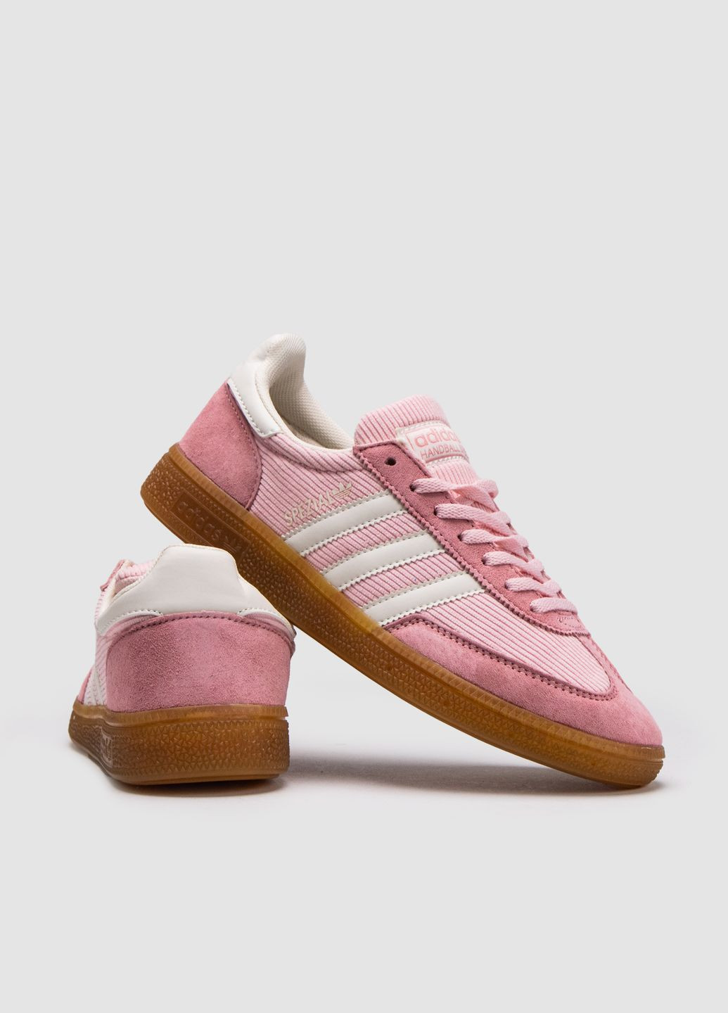 Кросівки жіночі Adidas Sandy Pink No Brand Handball Spezial рожеві демісезони (338186631)