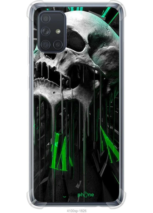 Чехол на Samsung Galaxy A71 2020 A715F Череп-часы "4100sp-1826-70447" Endorphone (365297705)
