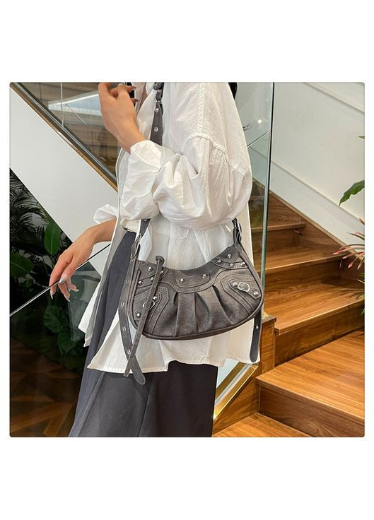 Жіноча сумка 6626 багет крос-боді No Brand (349442121)