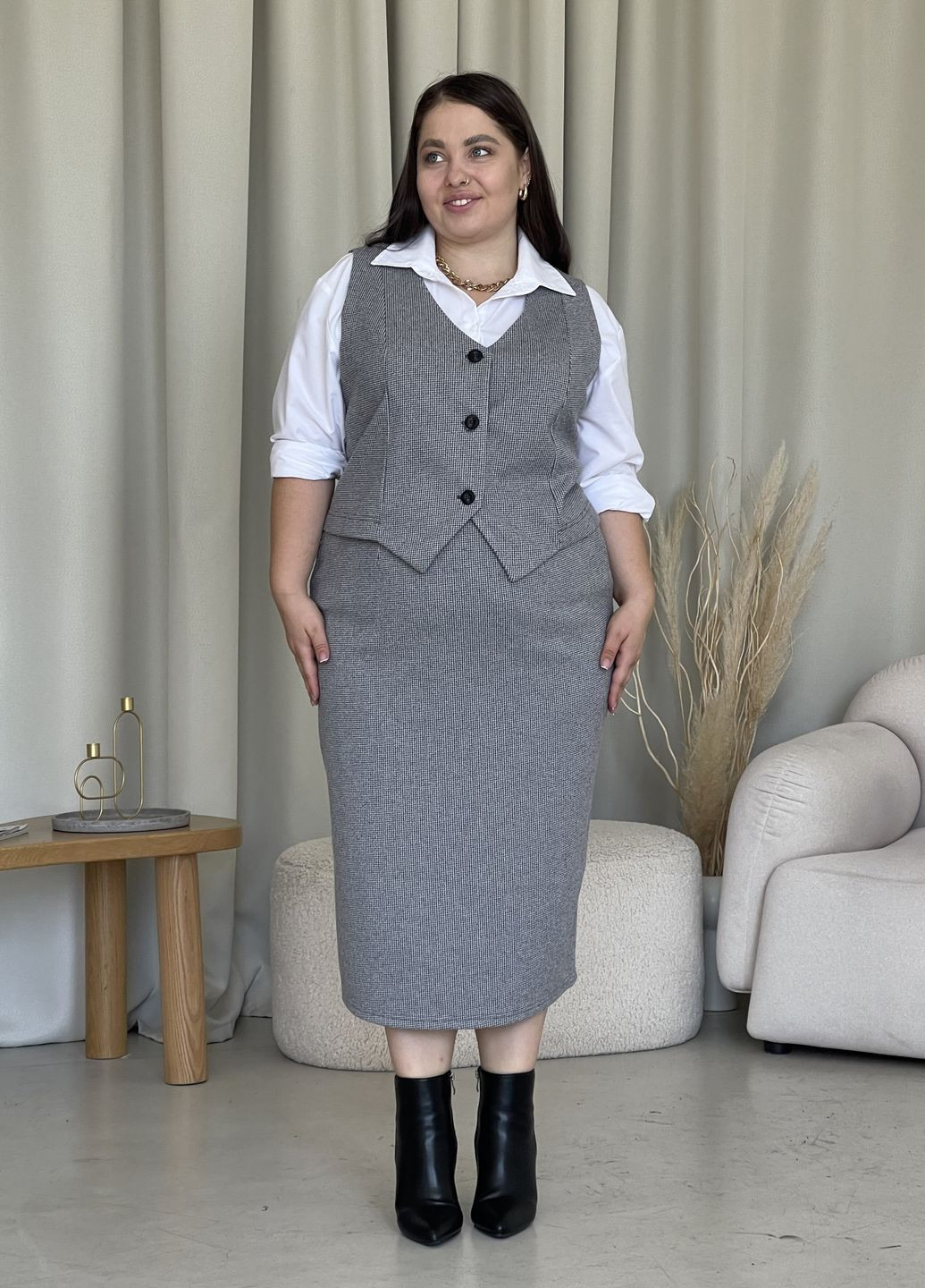 Жіноча кашемірова жилетка на роботу Merlini Кремона (303946457)