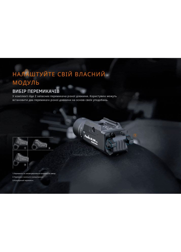 Фонарь для пистолета GL19R V2.0 Fenix (353503309)