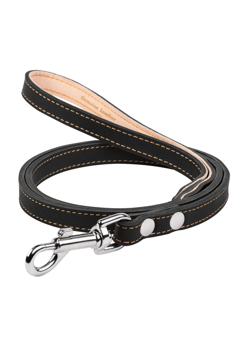 Повідець одинарний з прошивкою Ш 12мм, Д 122см чорний Collar (321970304)