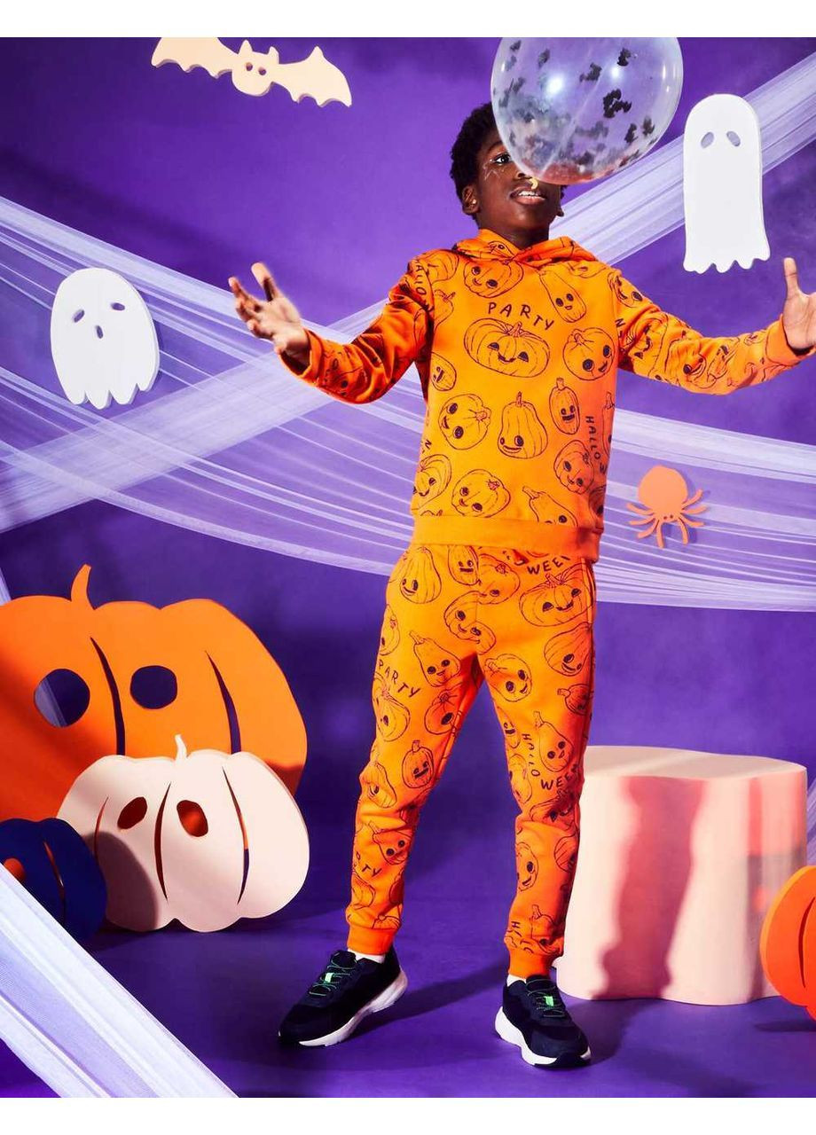 Худі фліс,помаранчевий в візерунки, Kiabi (364533249)