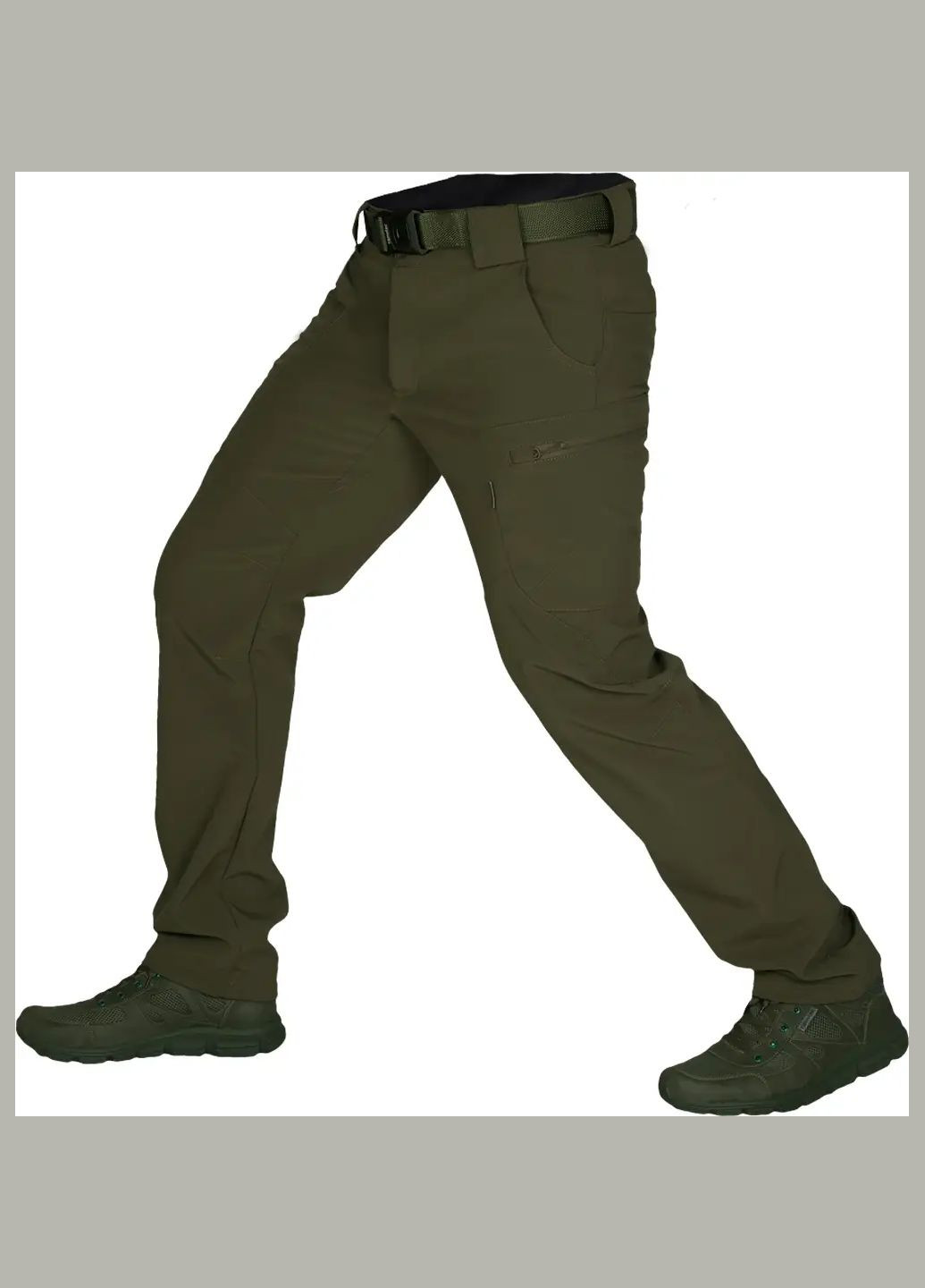 Зеленые демисезонные брюки Camotec