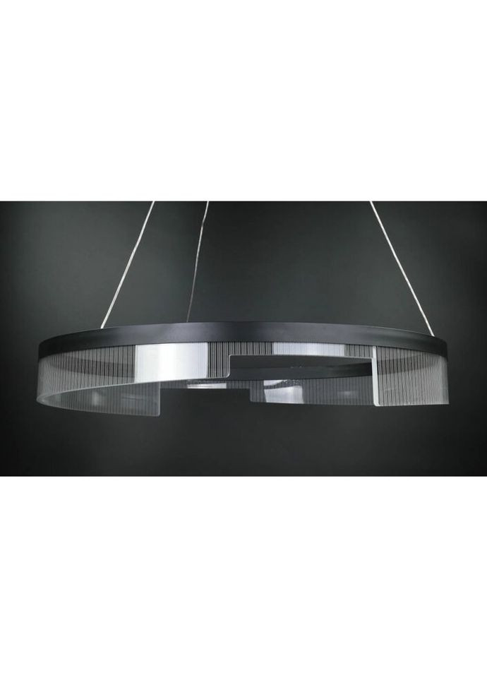 Люстра светодиодная подвесная LED светильник для квартиры на потолок лэд 27009 Черный 35-140х80х80 см. Sunnysky (324396447)