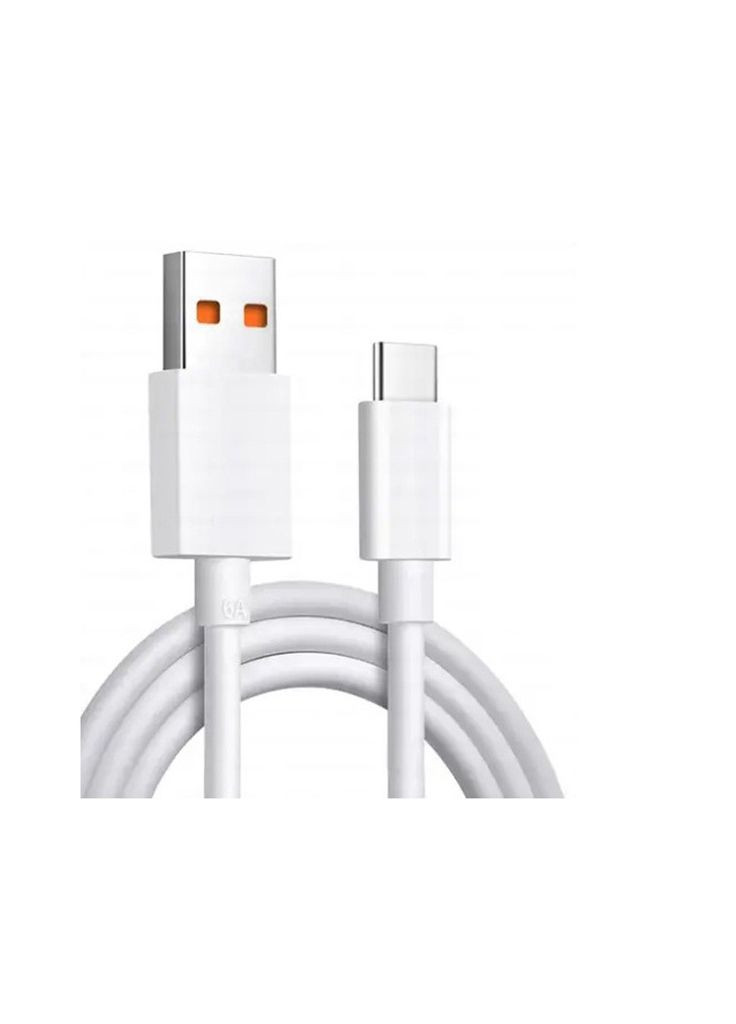 Дата кабель (m481582) DENGOS USB 2.0 AM to USB-C 1.0m 6A white (367065489)