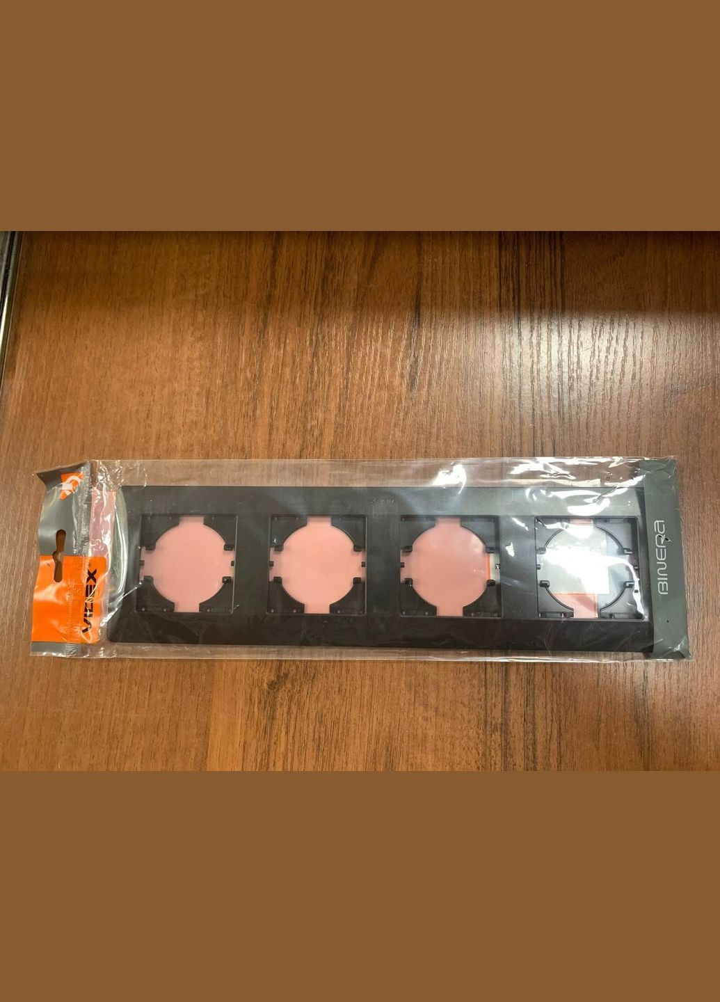 Рамка BINERA черный графит 4 посты Videx (355267832)