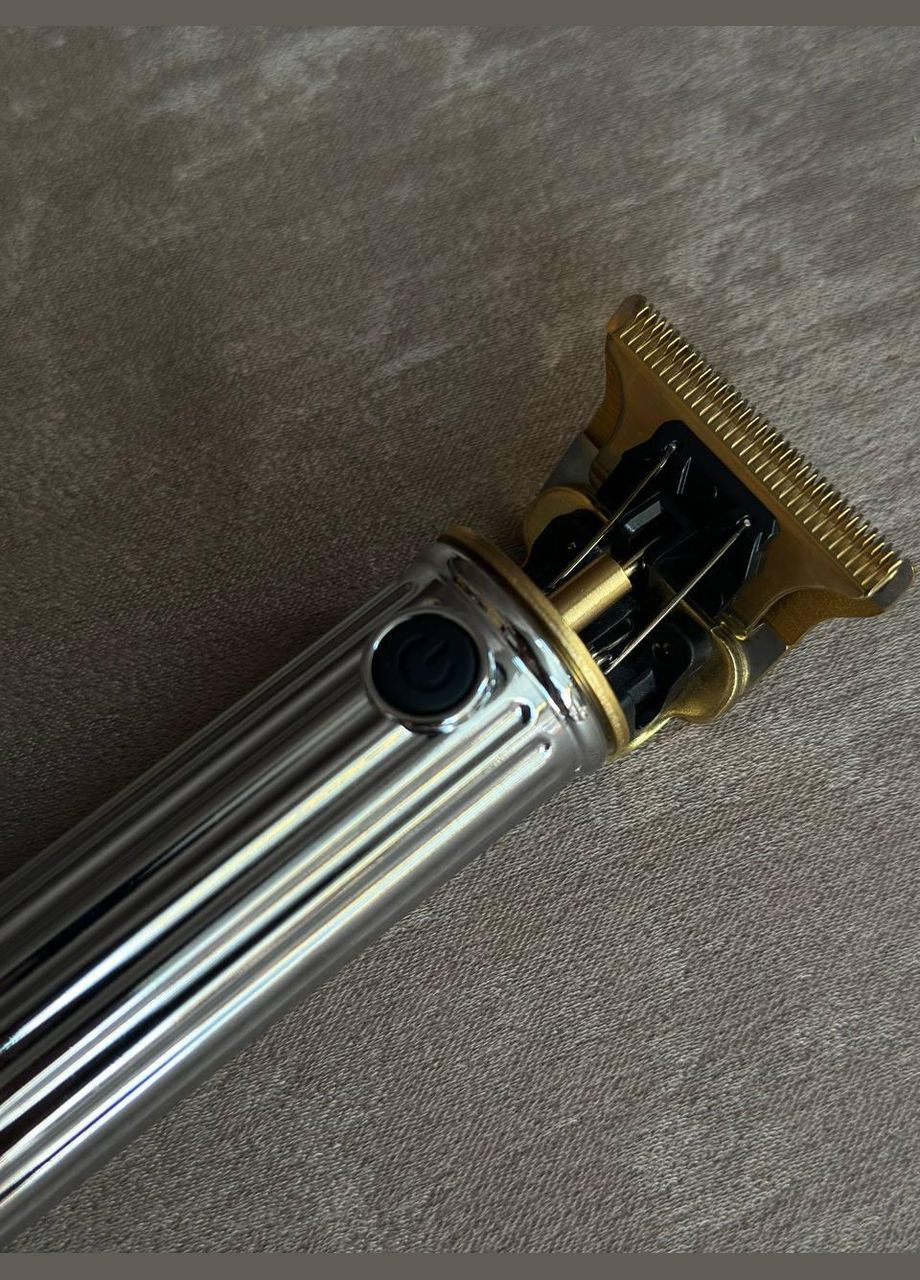 Тример SK-16019 акумуляторний чоловічий для стрижки бороди вусів машин Сріблястий Sokany (302515965)