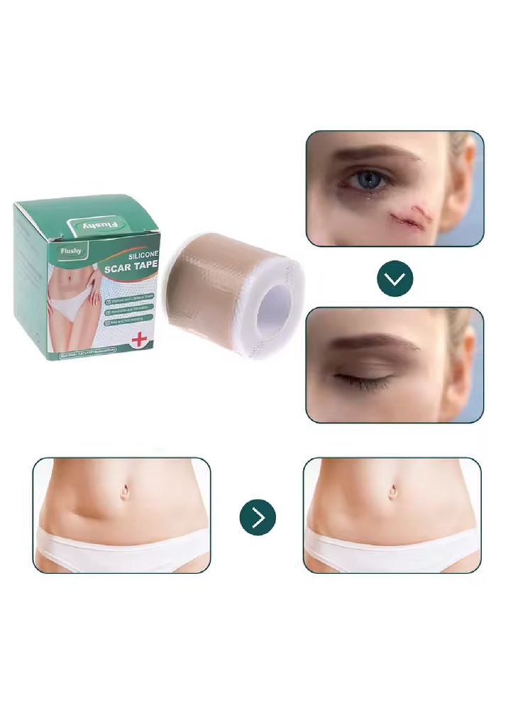 Медицинский силиконовый пластырь для заживления рубцов после операции, при ожогах и растяжках 4×150 см No Brand (337169225)