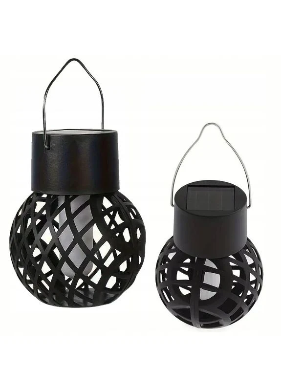 Набор из 6 подвесных солнечных ламп Flame Ball — декоративное LED-освещение с эффектом пламени, IP44 SuperLED (401172020)