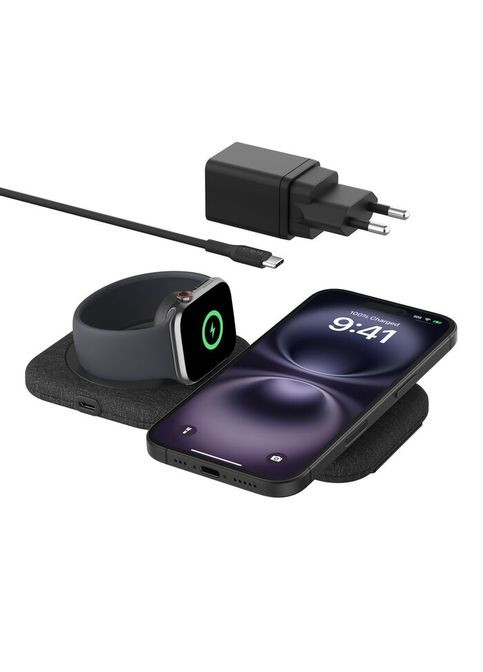 Зарядное устройство беспроводное 2в1 15Вт Travel Pad Qi2 Belkin (360400013)