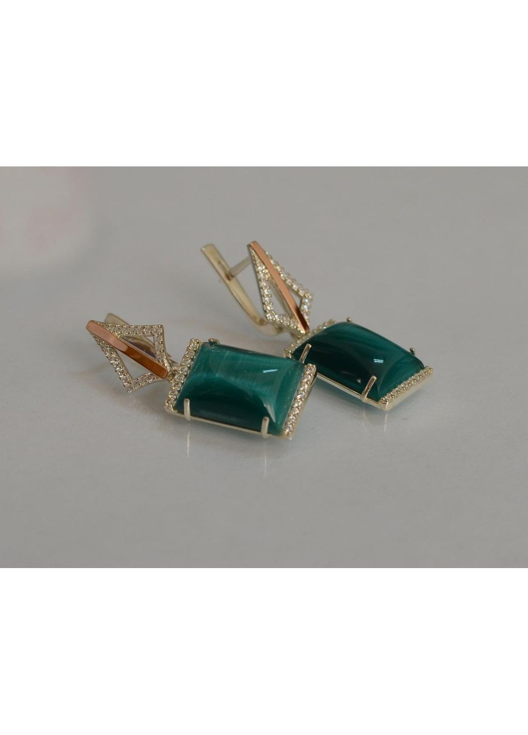 Серебряные серьги с кабашонами Silver Style (367112628)