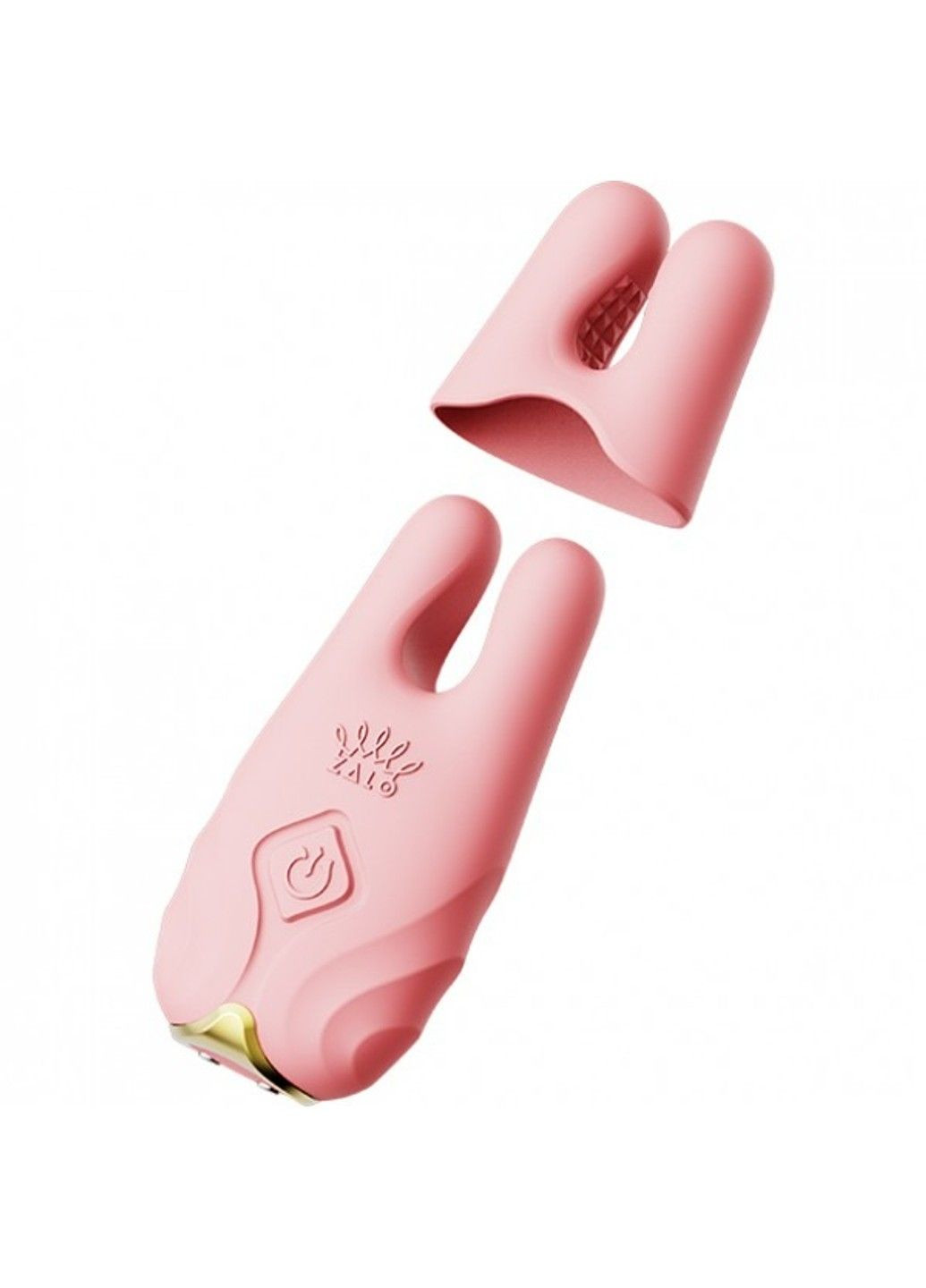 Беспроводные смарт вибрирующие зажимы для сосков Nave Vibrating Nipple Clamps розовый Zalo (289783345)