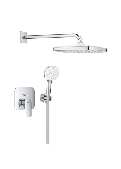 Душовий комплект CUBEO, хром, квадратна Grohe (401877410)