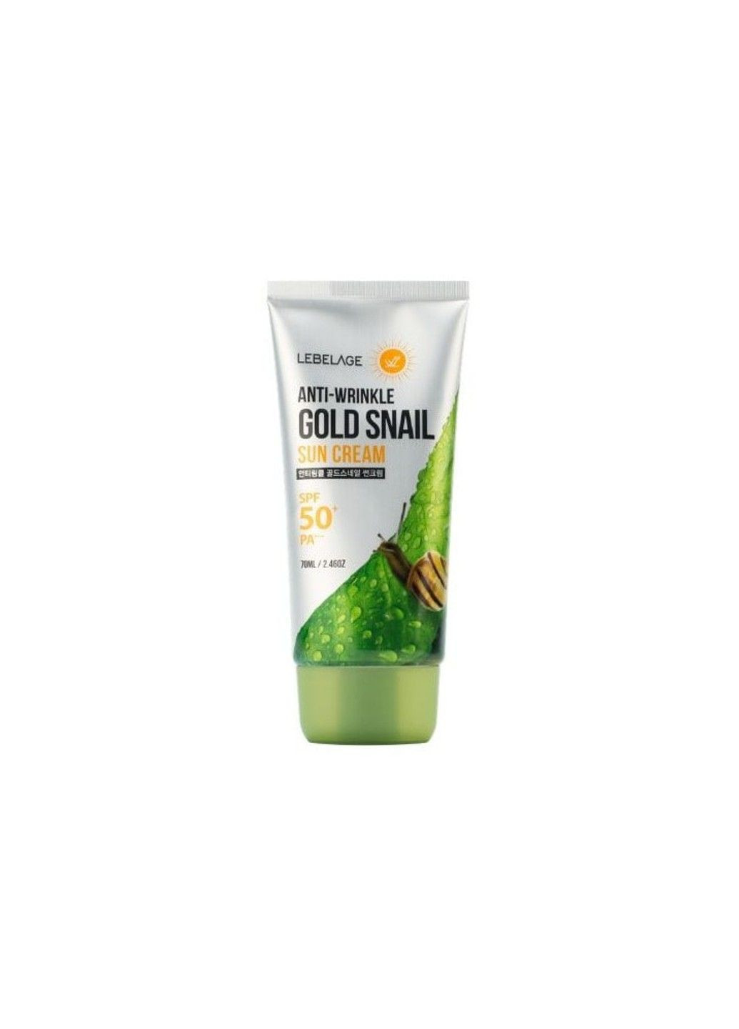 Lebelage Крем ANTI-WRINKLE GOLD SNAIL SUN CREAM [70ml] — Крем, Південна Корея (341677801)