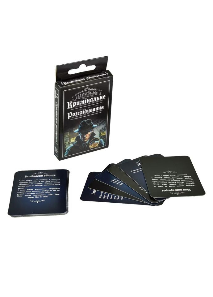Карткова гра "Кримінальне розслідування" 30418, 36 карток Strateg (306815212)