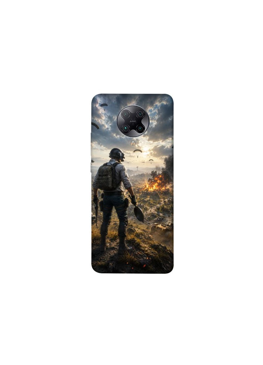 Чехол на Xiaomi Redmi K30 Pro / Poco F2 Pro PUBG ver.2 Frontalka (396391827)