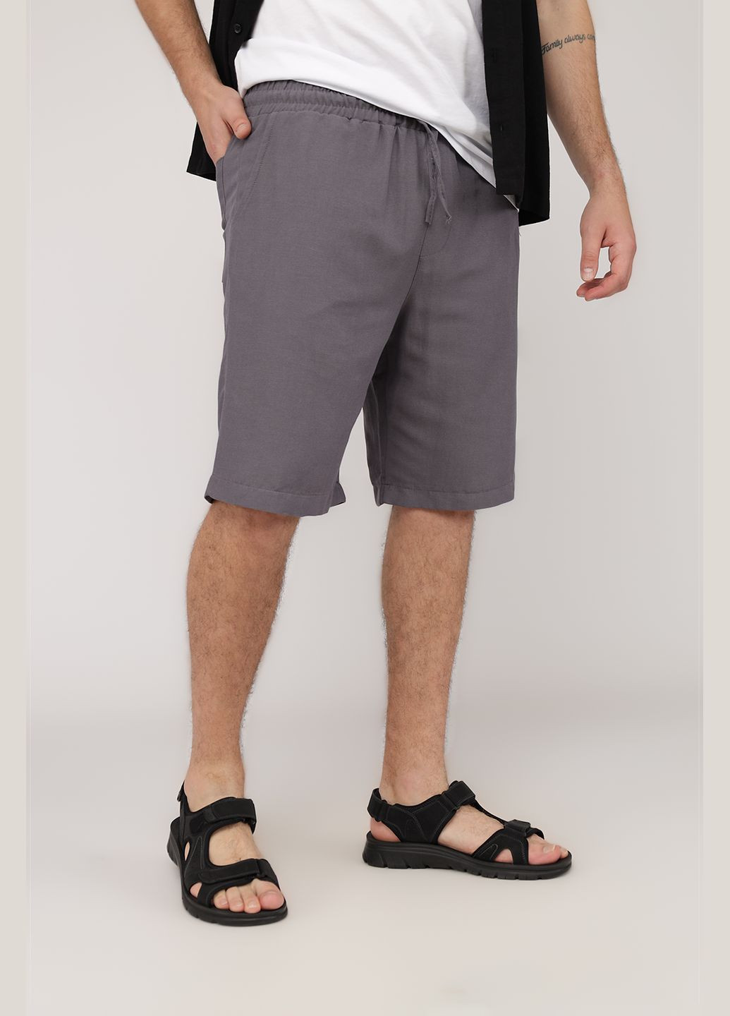 Шорты мужские цвет серый ЦБ-00275659 Vanc (334429134)