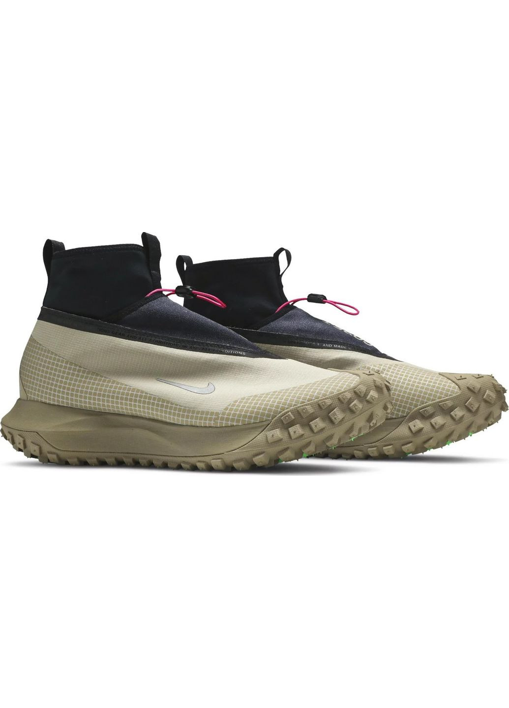 Хакі кросівки acg mountain fly gore-tex khaki beige — ct2904-200 Nike