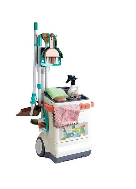 Набір для прибирання з візком-органайзером 20 елементів (667-62) MFC (364113070)