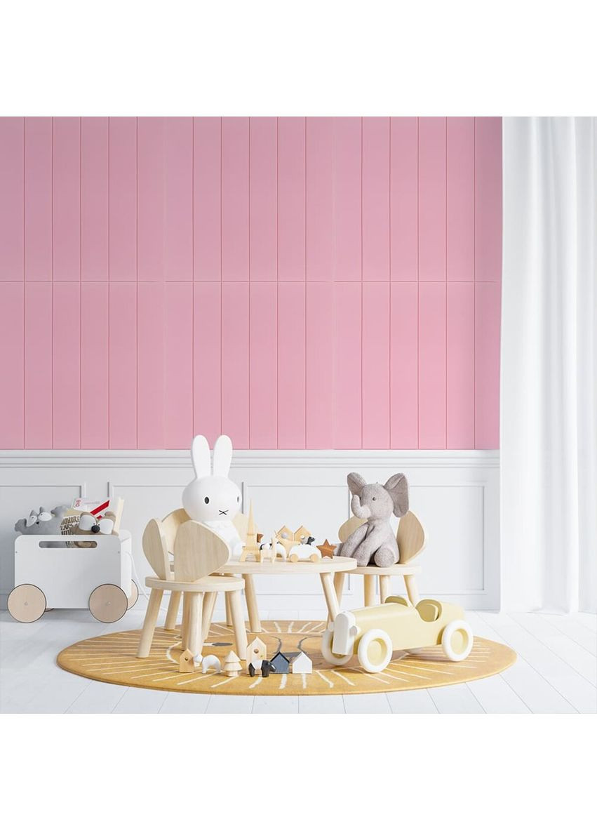 Самоклеюча 3D панель 700x700x4мм Рожеве дерево (379) SW-00001384 Sticker Wall (362115309)