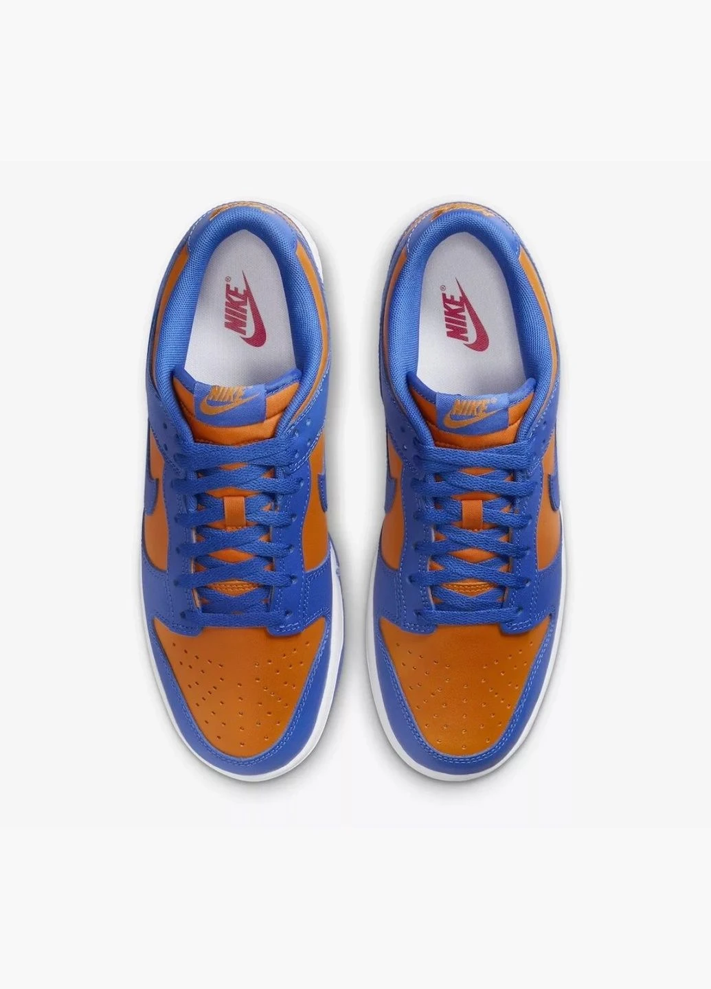 Синій кросівки чоловічі dunk low blue/orange dv0833-800 Nike