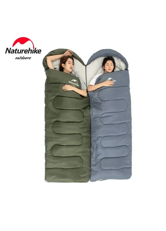 Спальный мешок полиэстер 220 см темно-зеленый Naturehike (386704635)
