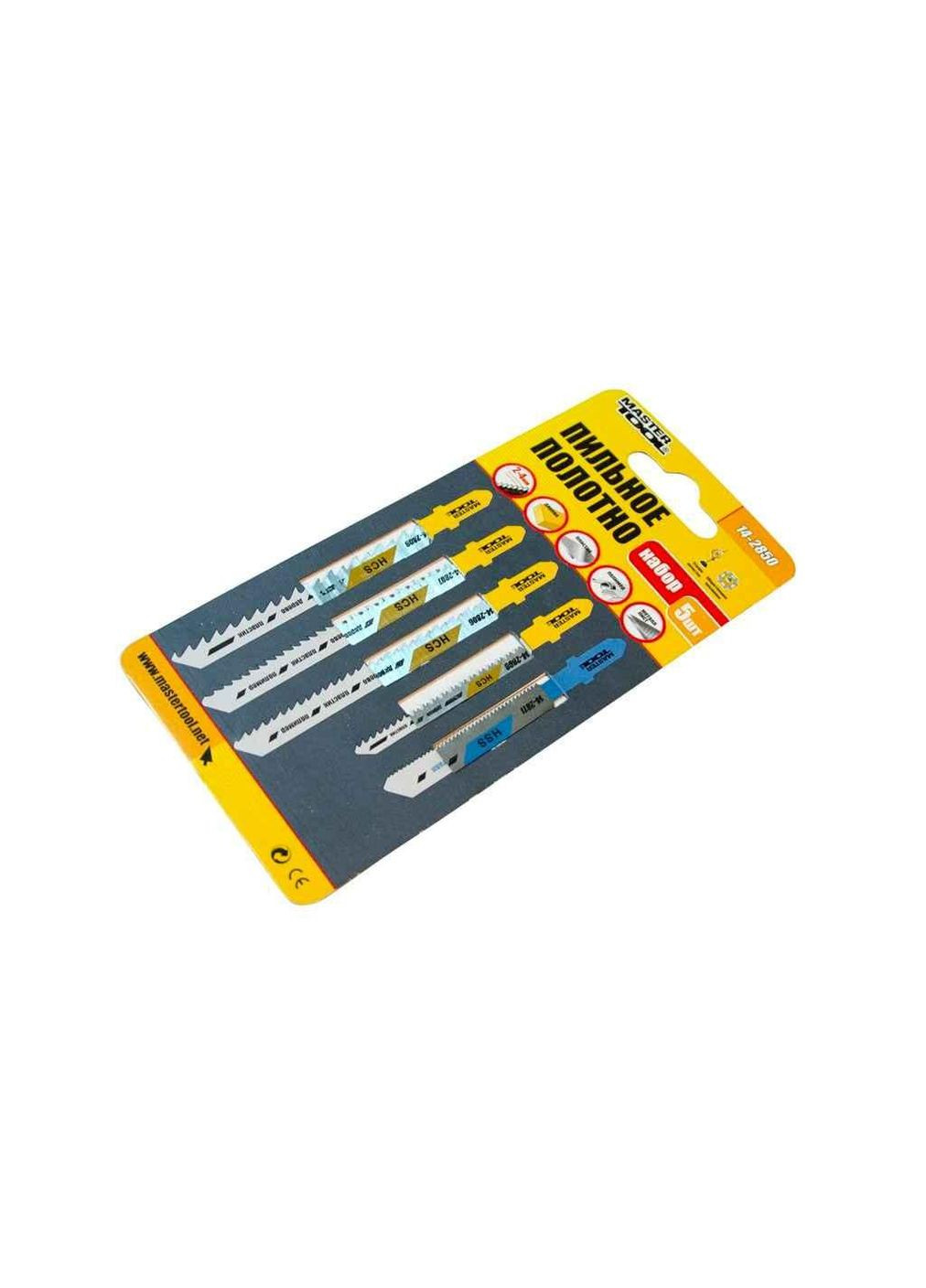 Пилка для електролобз. для дереваметал 5 шт. арт.14-2850 ТМ MASTER TOOL Mastertool (305765335)