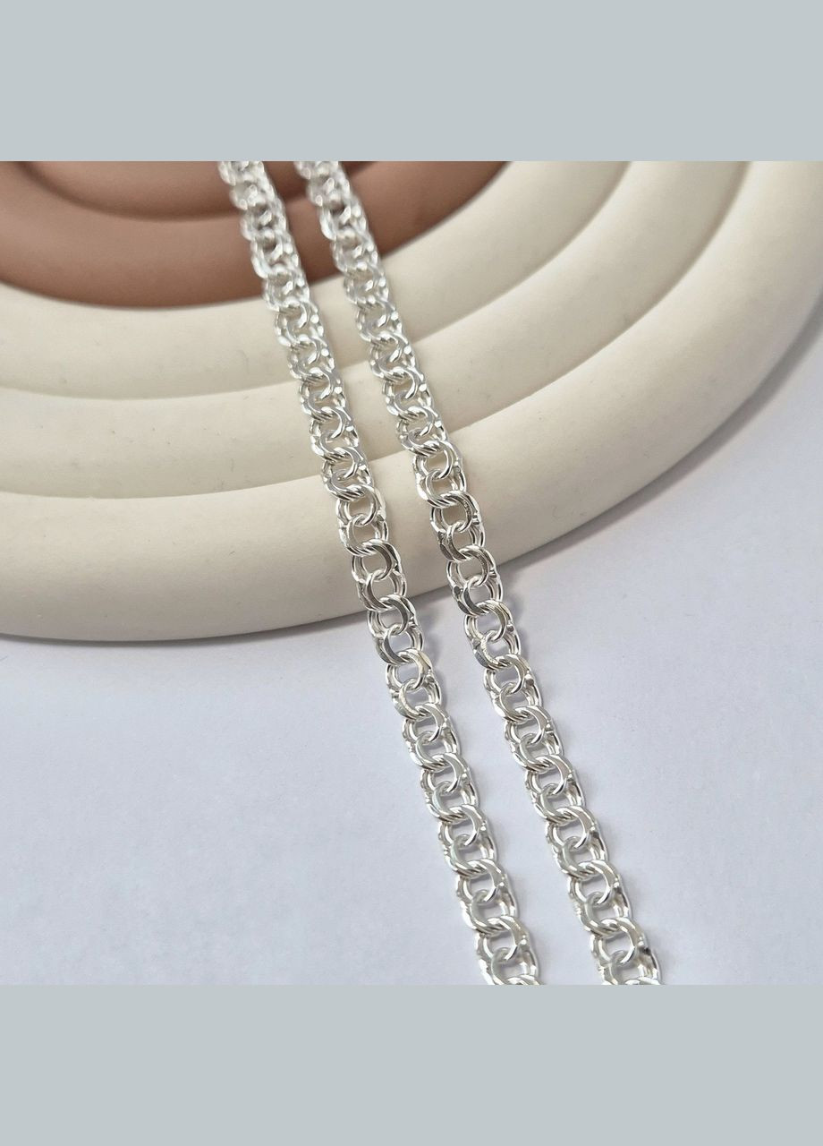 Срібна цепочка Ланцюжок Бісмарк см срібло 925 проби л11 9.05г No Brand (315359664)