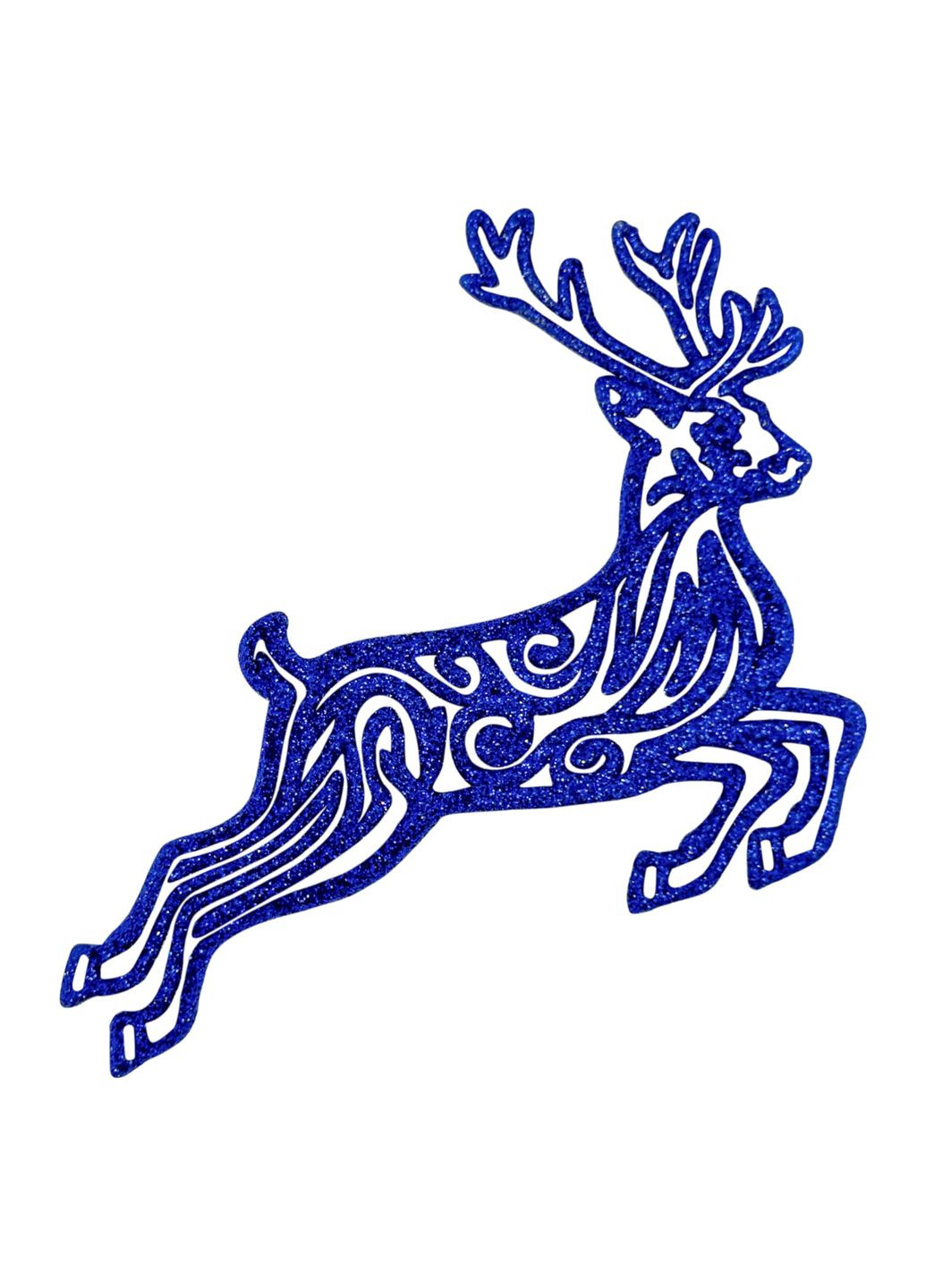 Новогодняя подвеска Олень 2Д 10х8см белый MIS LT (365627800)