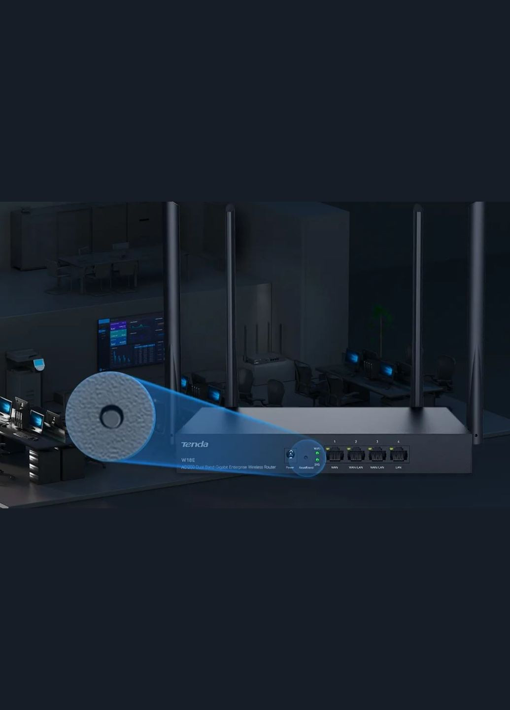 Бездротовий маршрутизатор W18e Tenda (341486986)