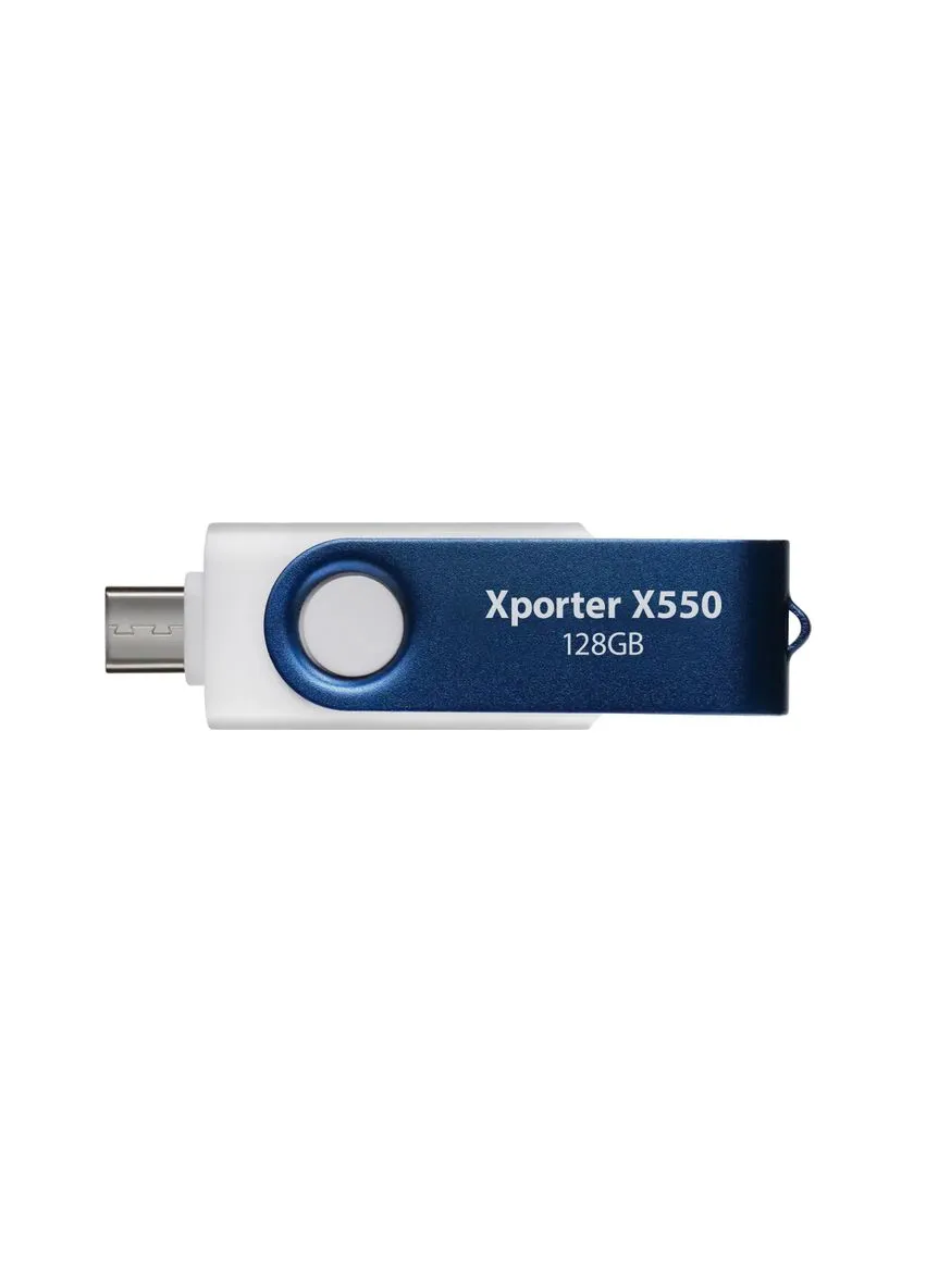 Флеш-накопичувач USB 3.2 Gen 1 128GB Type-A+C (PS128GX550AAD) Patriot Xporter X550 (372685868)