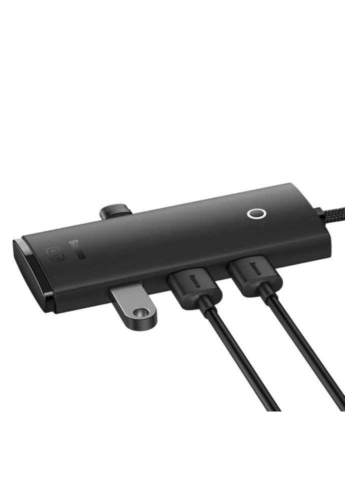 Хаб розгалужувач Lite Series 4 портовий USBC — 4 USB-A 3.0 25 см (WKQX030301) Baseus (279826386)