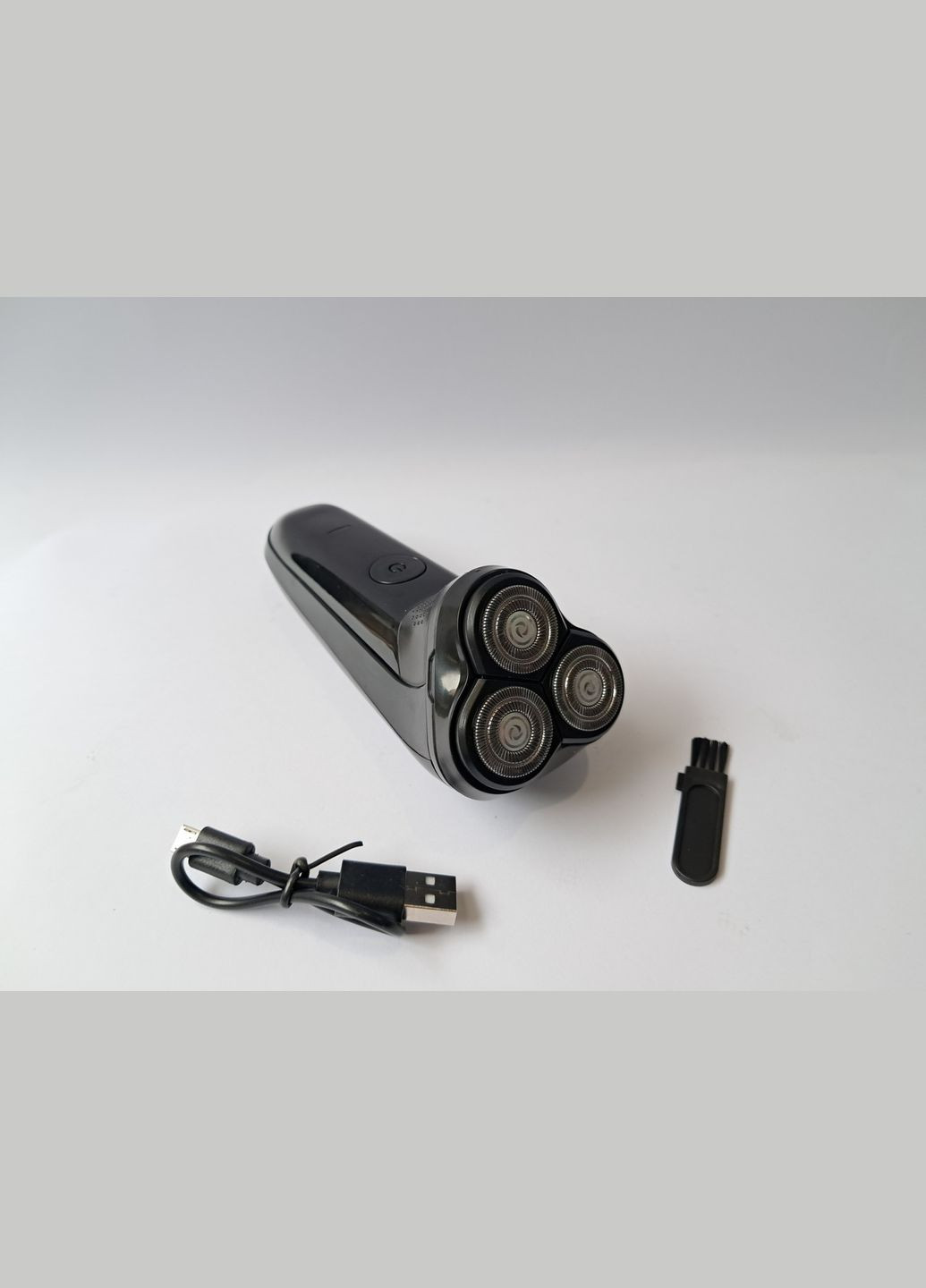 Електробритва акумуляторна роторна gertzy mg-716 чорна No Brand (325701640)