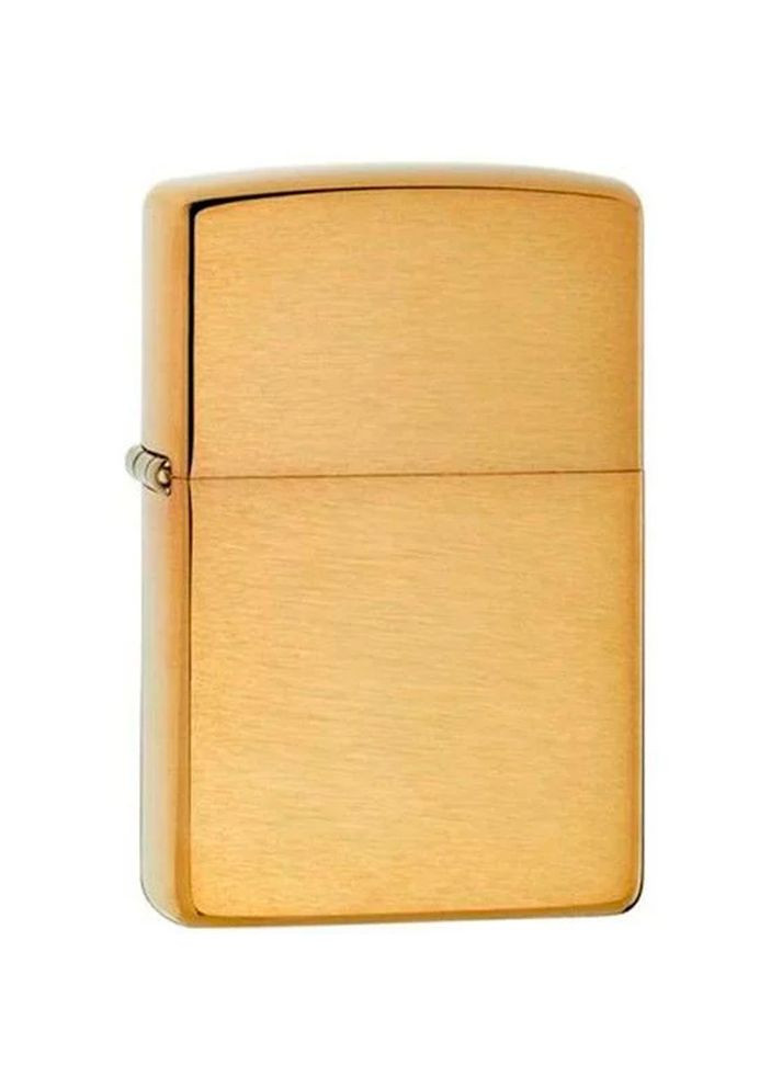 Комплект Зажигалка 168 CLASSIC armor brushed brass + Подарочная упаковка + Бензин + Кремни Zippo (322340188)