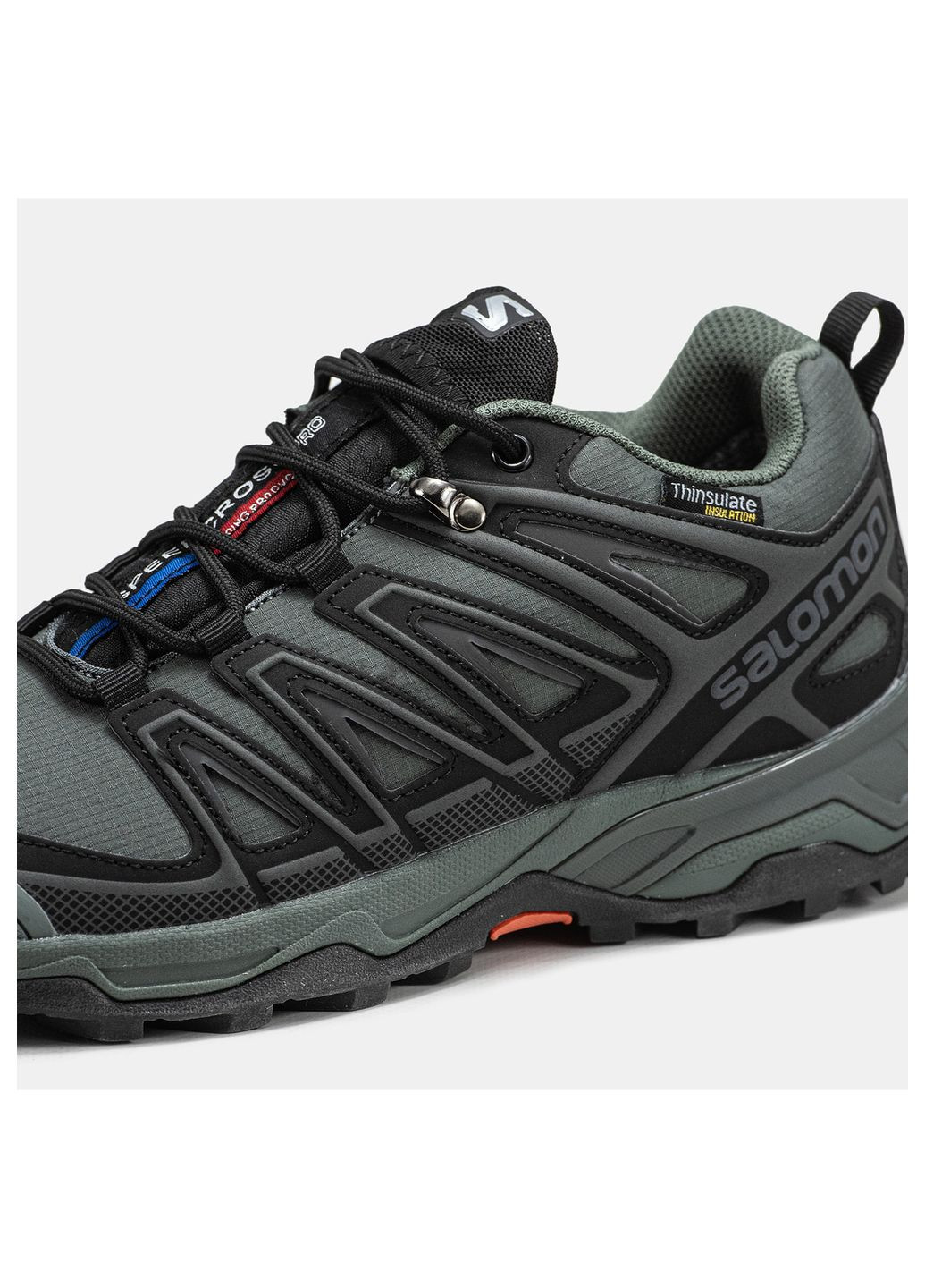 Темно-серые демисезонные кроссовки мужские No Brand