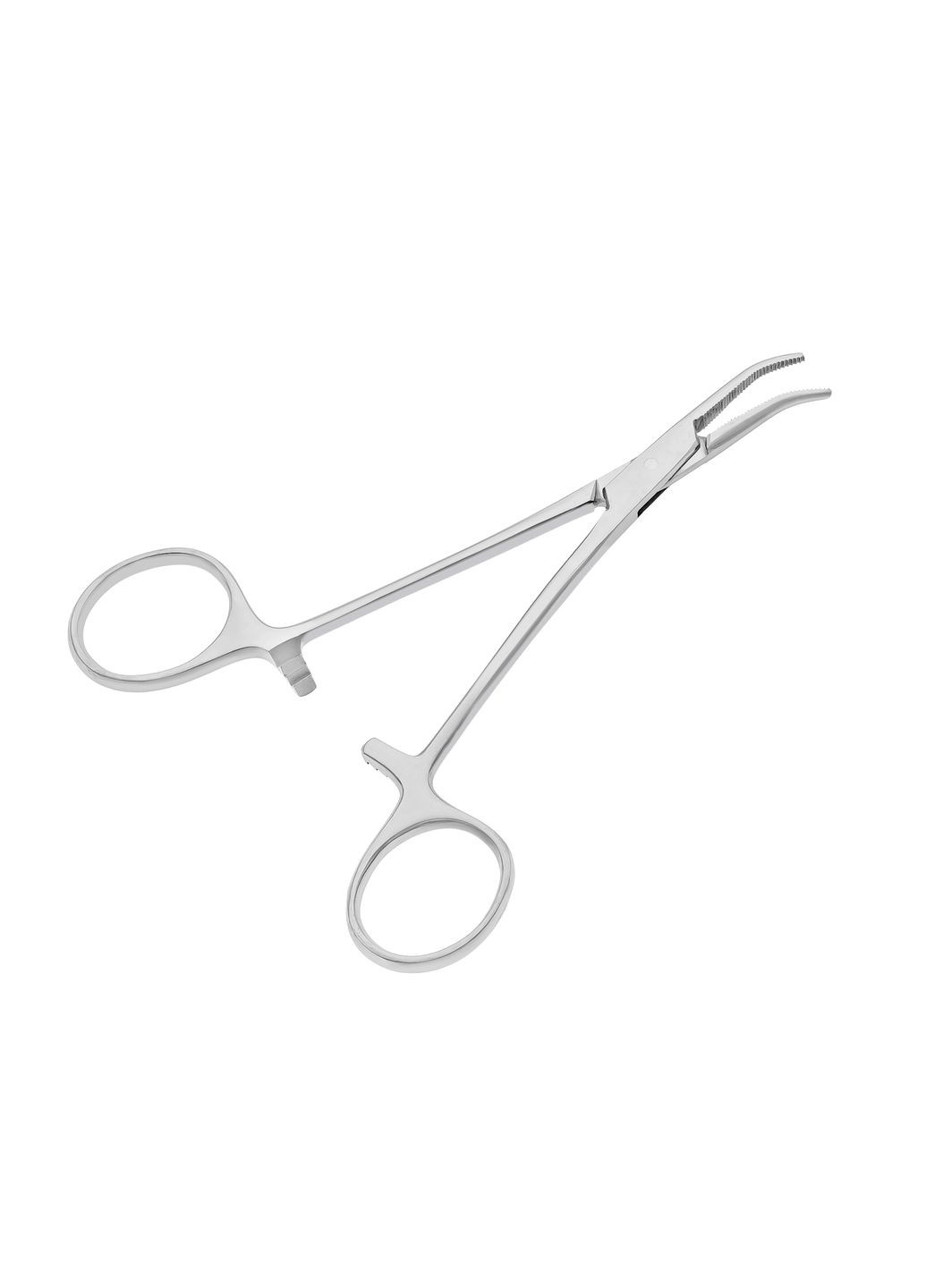 Затискач кровоспинний по Dandy Crile, зігнутий по ребру для новонароджених. 12,5 см MEDEM (338850157)