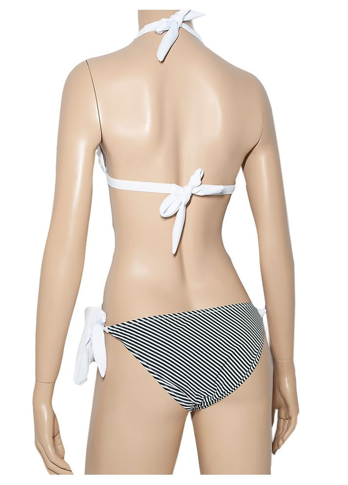 Белый летний купальник с топ-лифом на завязках, бикини. модель 0237 белый арт.1013-2 раздельный, бикини Samegame