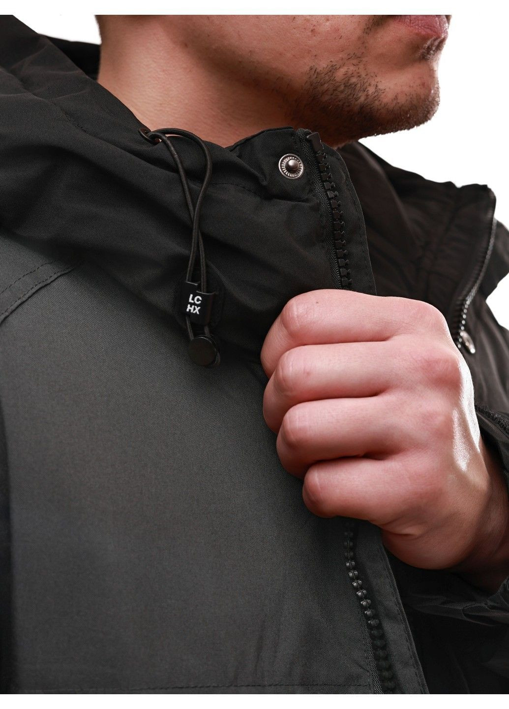 Чорна зимня куртка зимова чоловіча No Brand