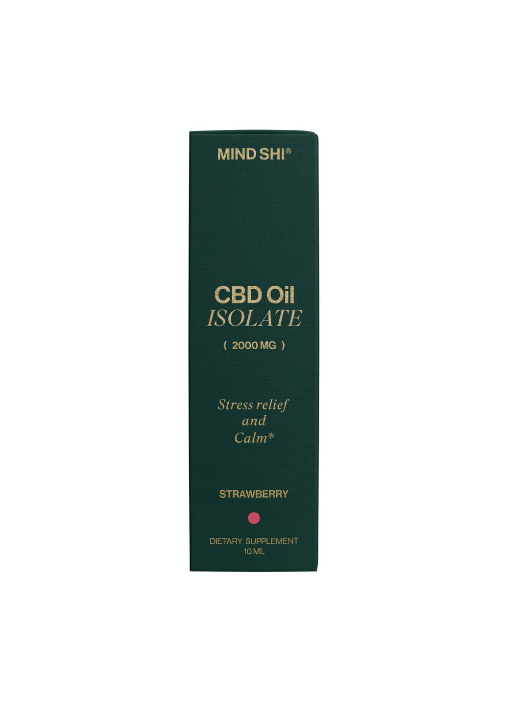 CBD масло ізолят 2000 мг для дорослих полуниця 10 мл без THC Mind Shi (367957125)