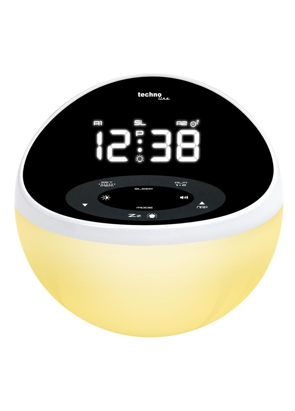 Часы настольные с радио WT500 Black/White (WT500) Technoline (315937388)