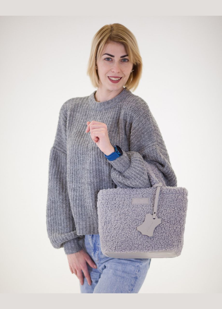 Жіноча хутряна Сумка-шопер на весну JUGO Rami 2 (322221622)