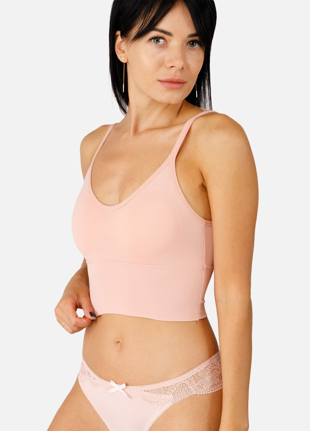 Жіночий топ спортивний колір рожевий ЦБ-00257797 Melanvour (306712804)