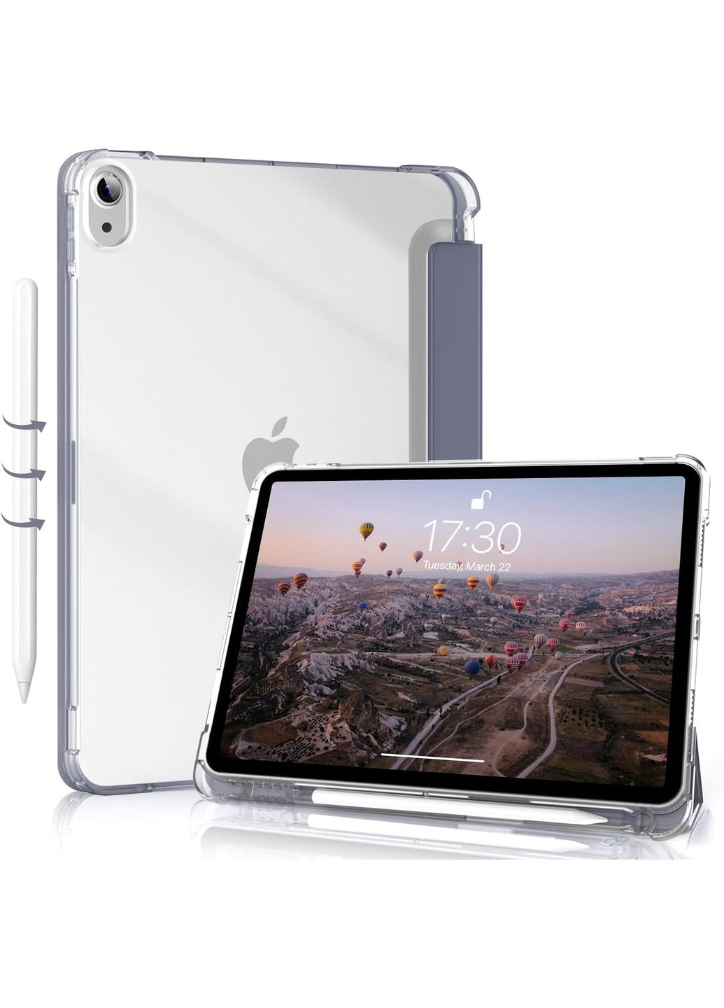 Чехол Soft Edge с креплением Apple Pencil для Apple iPad Air 11" M2 2024 Purple (711430) BeCover (366220121)