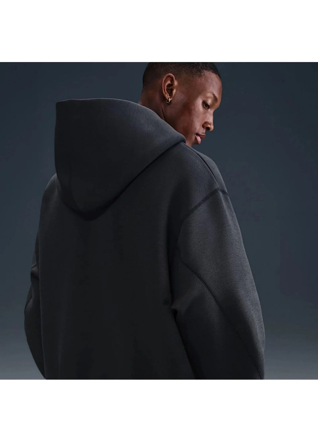 Худі чоловіче Tech MenS Fleece Oversized Hoodie Black Nike (364838011)