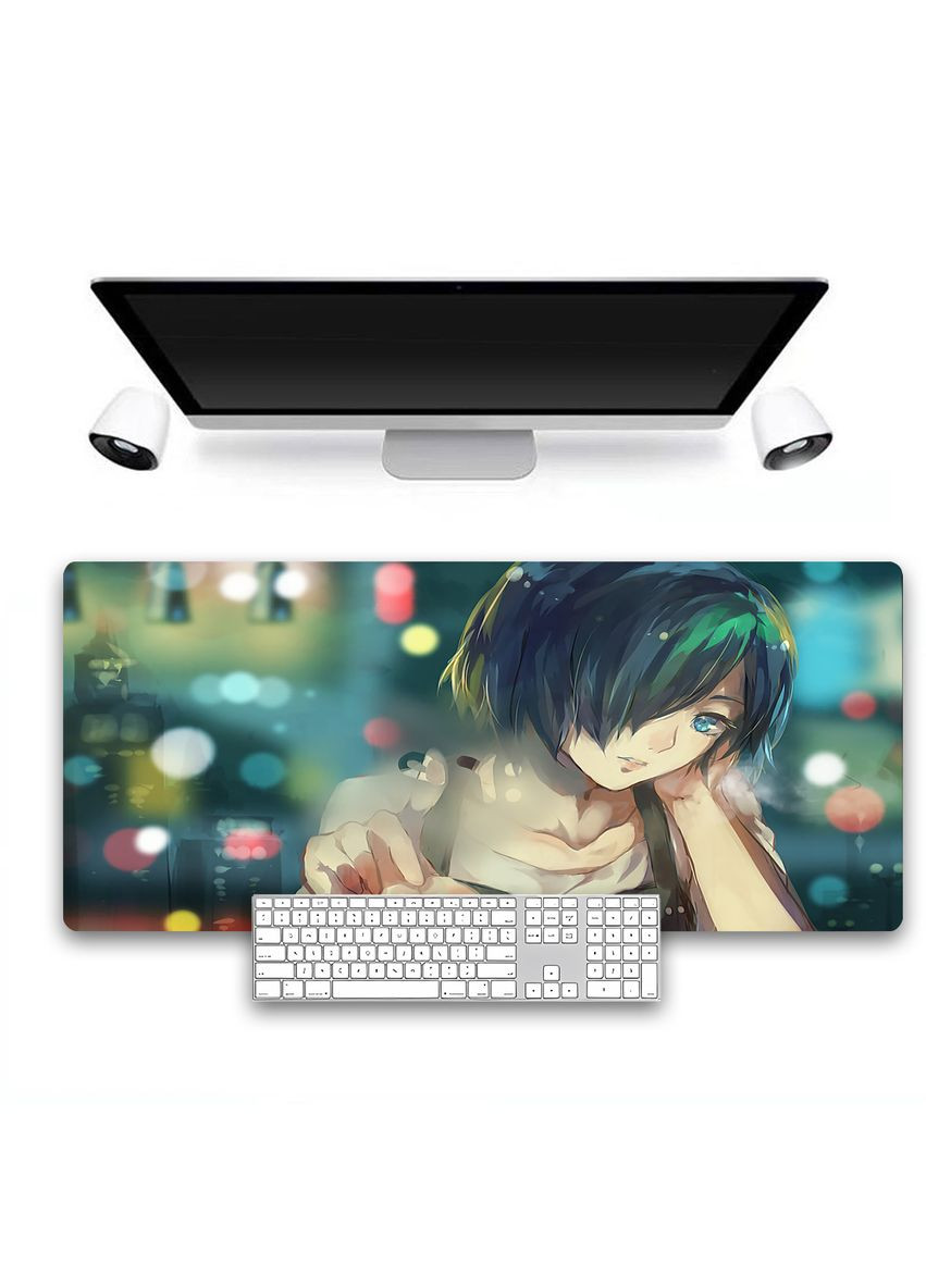 Ігрова поверхня для мишки з Аніме принтом "Токійський гуль / Tokyo ghoul" 800*300*3 мм 0212 No Brand (302372592)