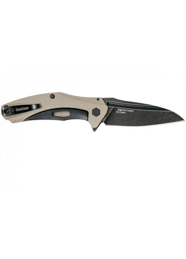 Нож Natrix (7007TANBW) складной, карманный, с покрытием BlackWash, вес 82.2 г Kershaw (395600522)
