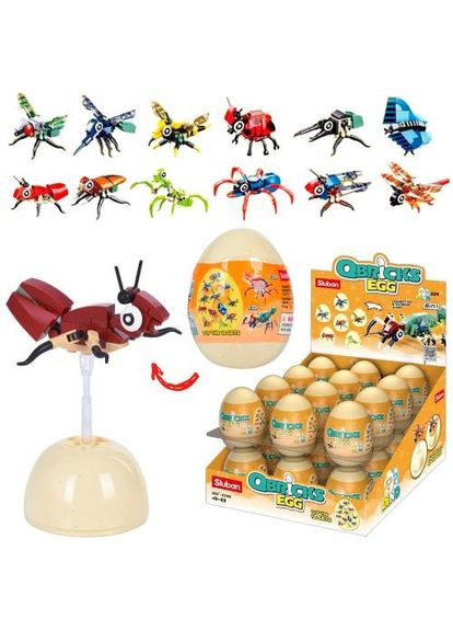 Конструктор "Qbricks Egg": Насекомые Sluban (303319637)