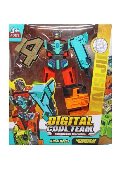 Трансформер "Digital Cool Team" цифры (223561) MIC (362671716)