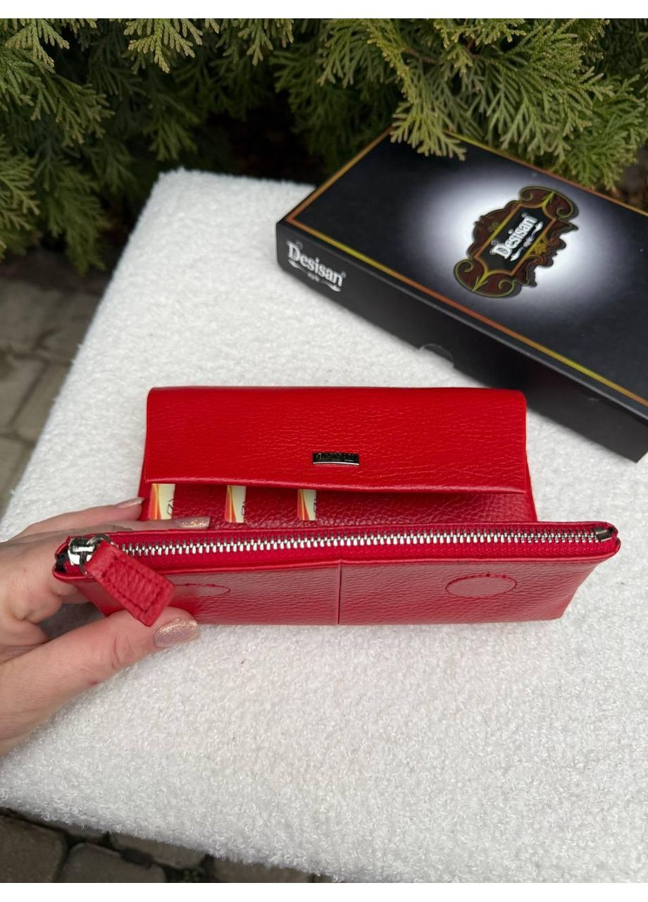 Кошелек-купюрник женский натуральная кожа флотарий на магнитах (412-4) Desisan (371736230)